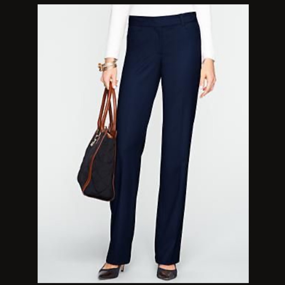 Talbots Signature Navy Blue Trousers Pants